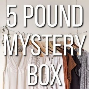 5 Pounds Mystery Box full of clothes 30 dollars